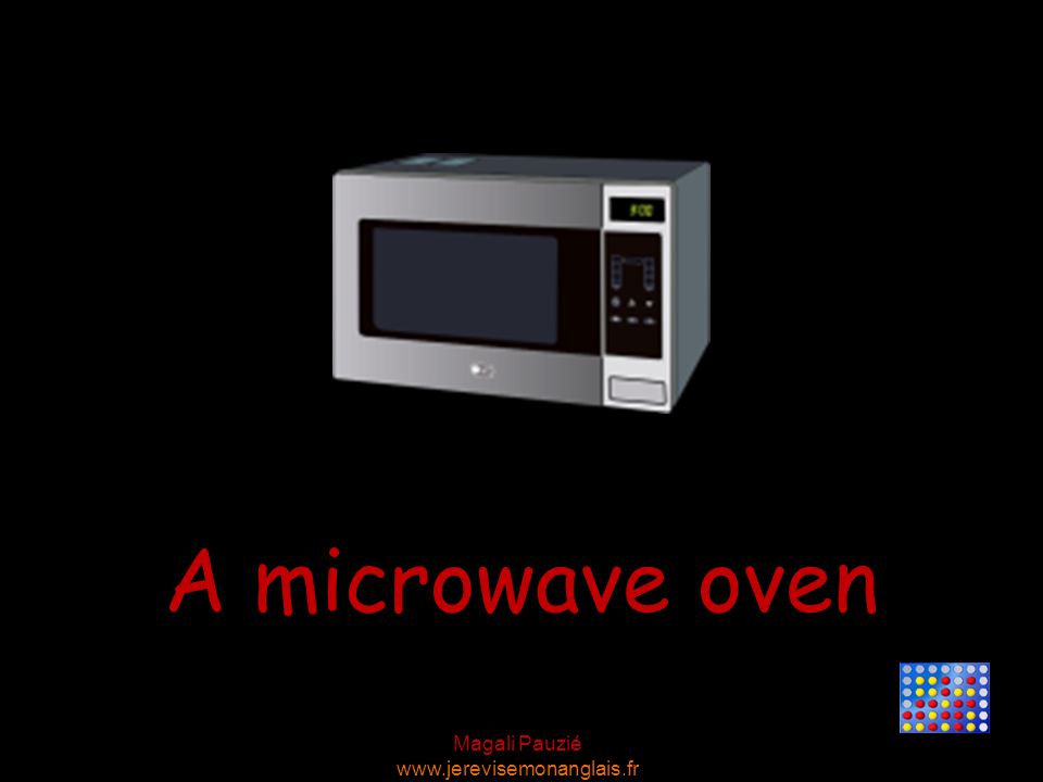 Magali Pauzié   A microwave oven