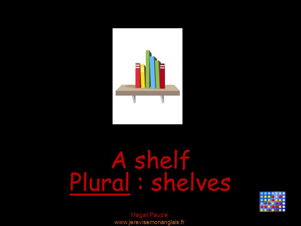 Magali Pauzié   A shelf Plural : shelves