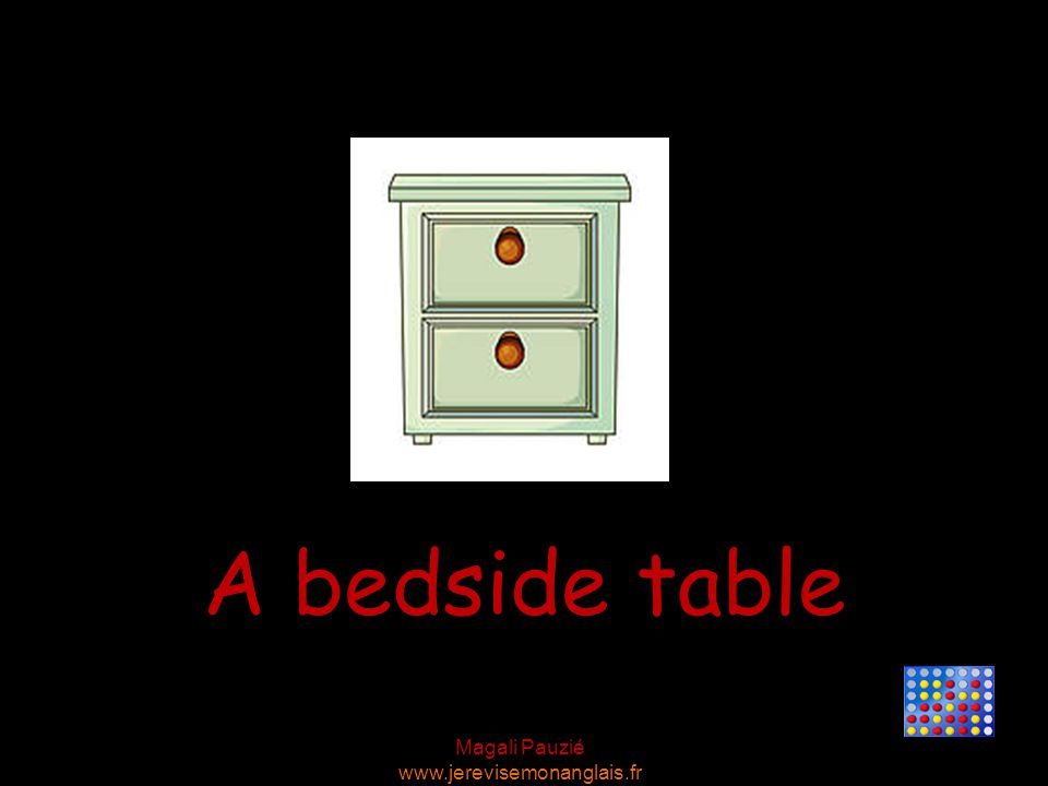 Magali Pauzié   A bedside table