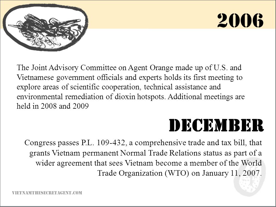 The Joint Advisory Committee on Agent Orange made up of U.S.