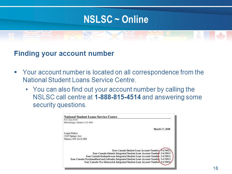 National Student Loans Service Centre Nslsc Canlearn Ca