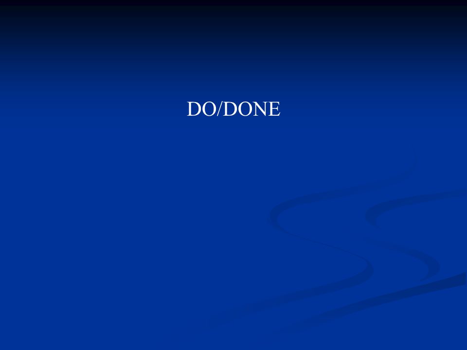 DO/DONE