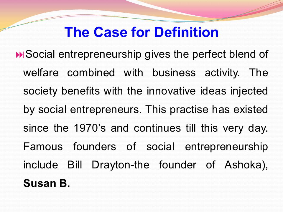 pics Benefits Of Social Entrepreneurship social entrepreneurship refers