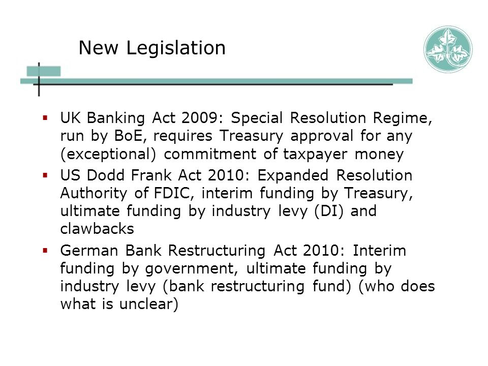 On the Law and Economics (and the Politics) of Bank Resolution Gerzensee  July 3, 2014 MPI Gemeinschaftsgüter Martin Hellwig. - ppt download