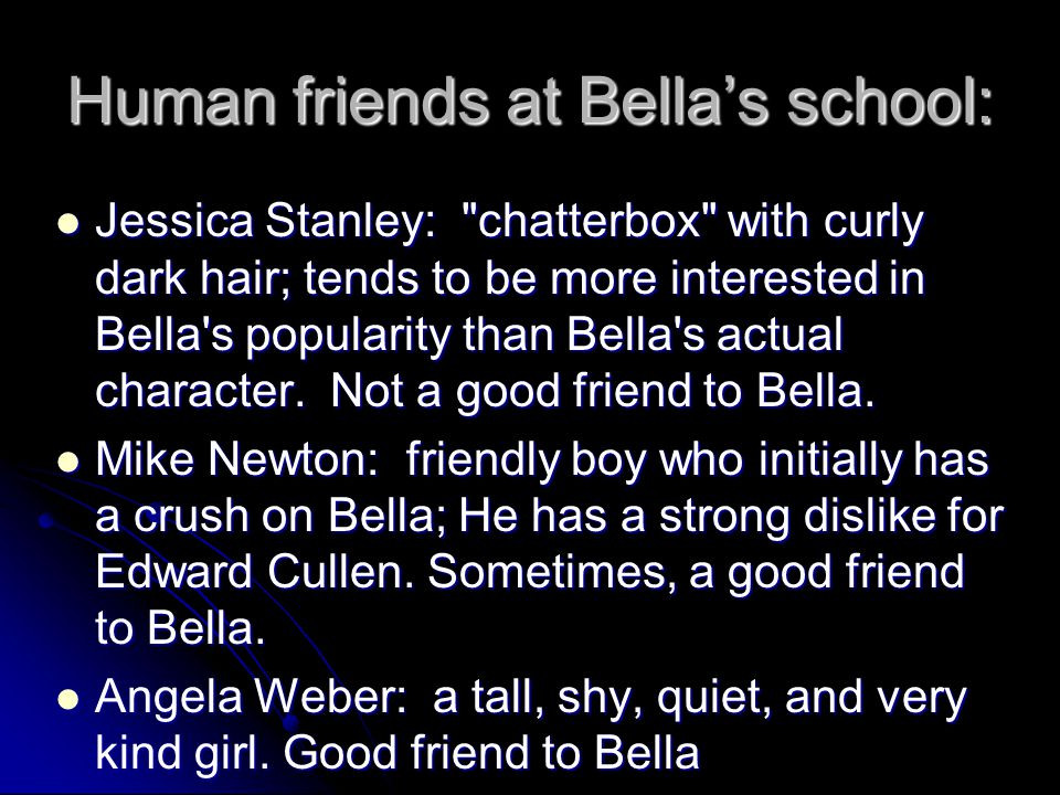 Other Characters - HUMANS: Charlie Swann: Bella’s father.