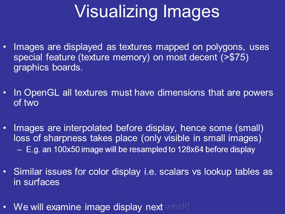 Visualizing Images