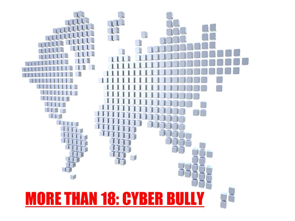 MORE THAN 18: CYBER BULLY