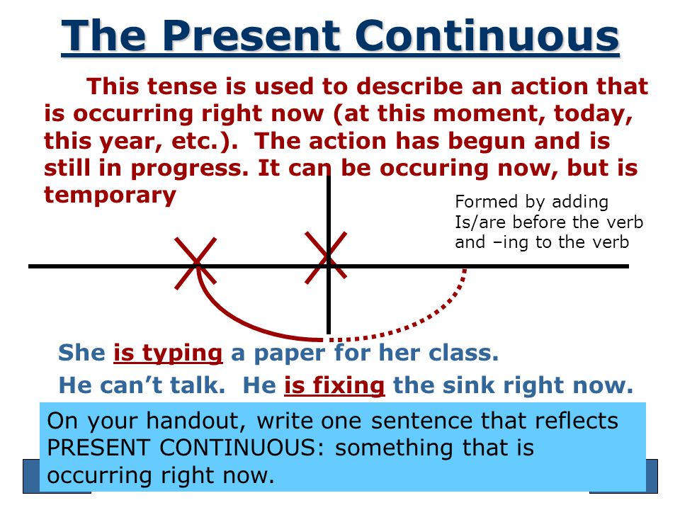 The Simple Present Tense This tense also expresses general truths or facts that are timeless.