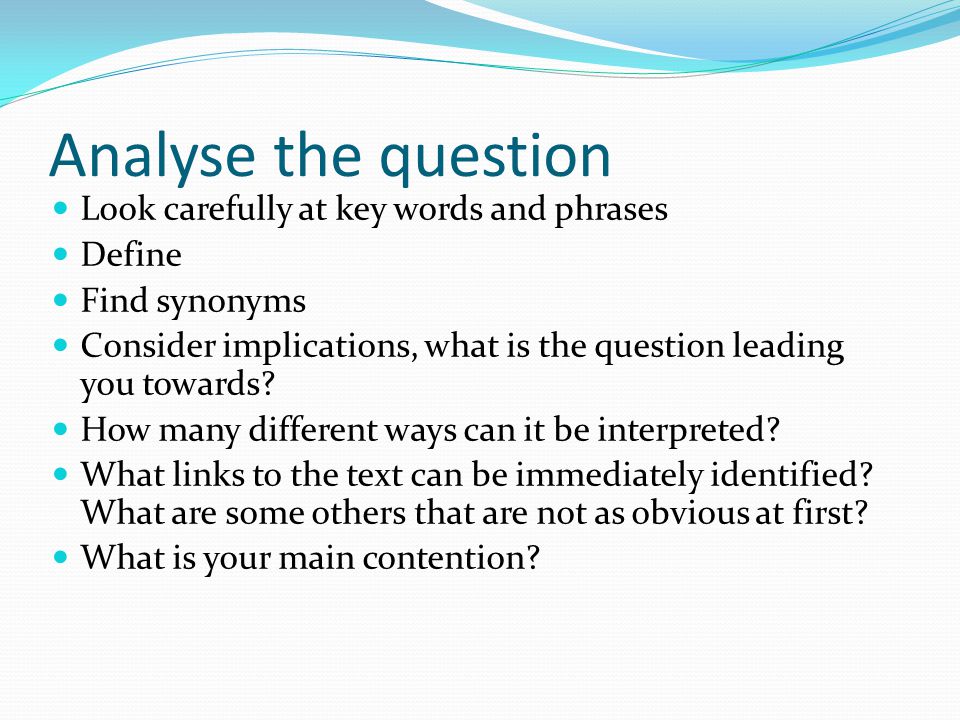 What is the purpose of your essay. To argue/contend.