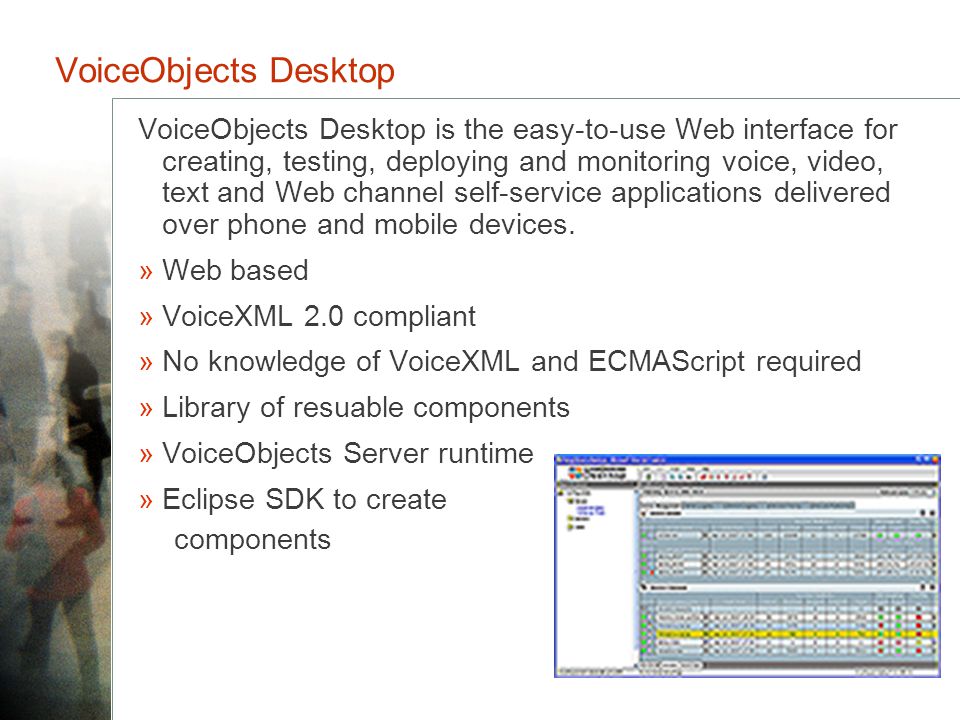 voiceobjects desktop for eclipse