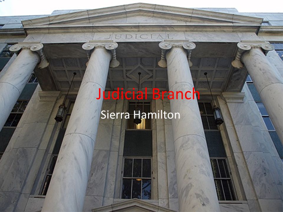 Judicial Branch Sierra Hamilton