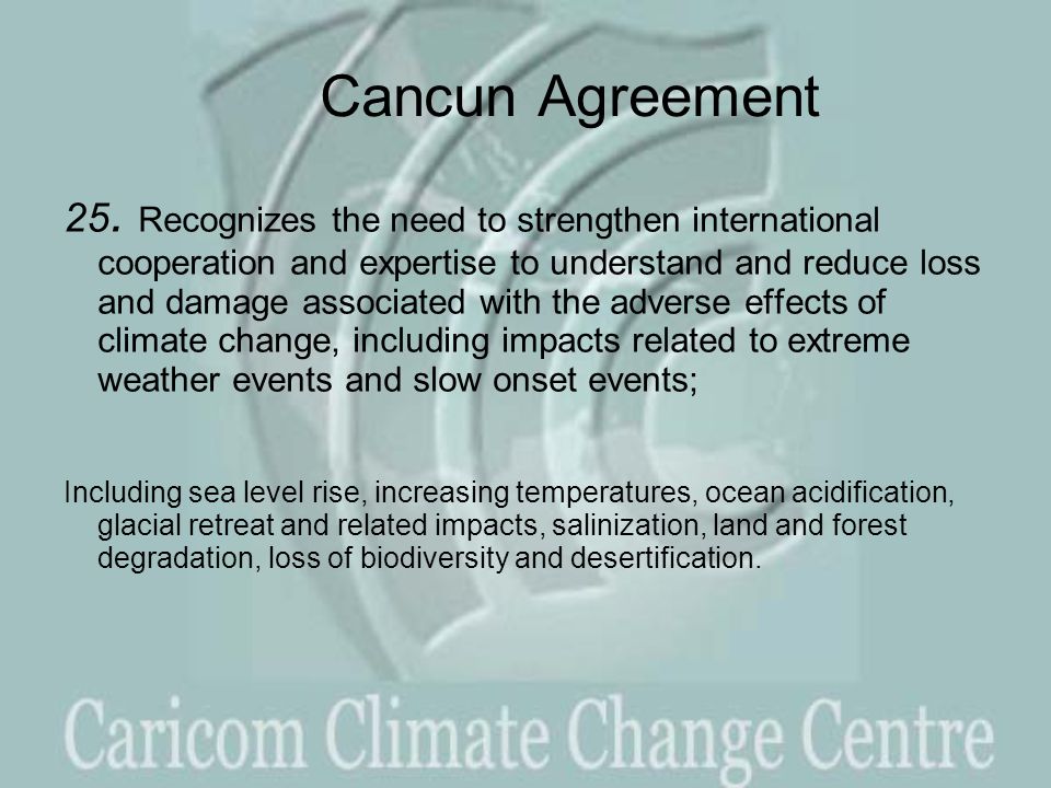 Cancun Agreement 25.