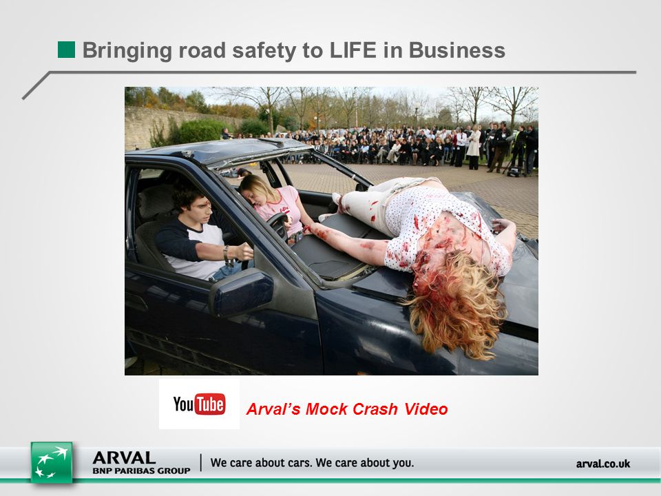 Bringing road safety to LIFE in Business Arval’s Mock Crash Video