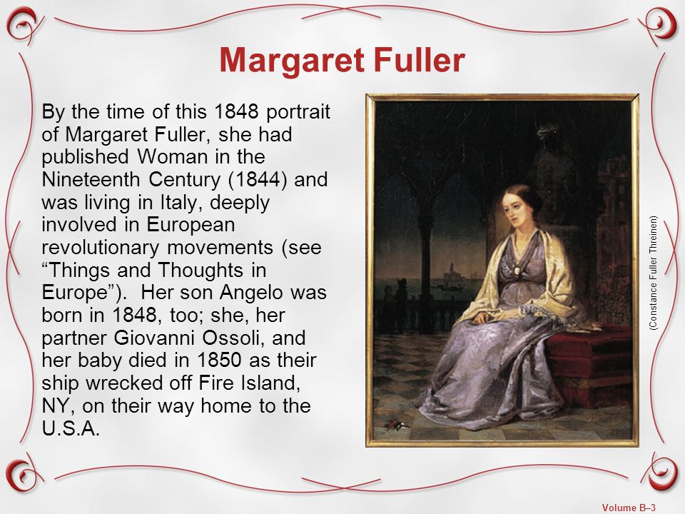 margaret fuller woman in the nineteenth century