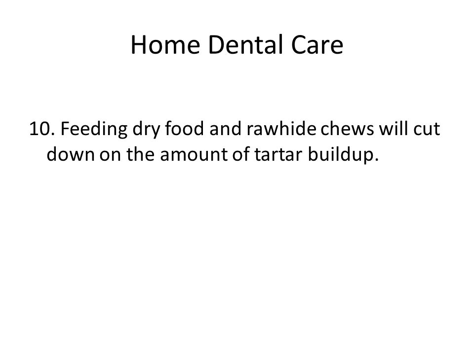 Home Dental Care 10.