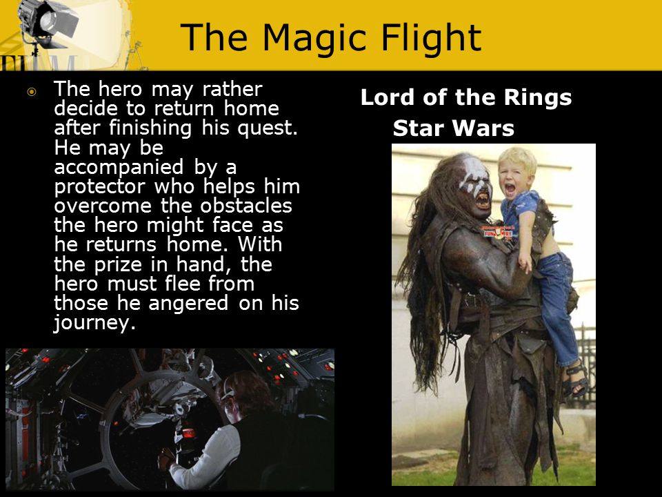 The Magic Flight Lord of the Rings  The hero may rather decide to return home after finishing his quest.