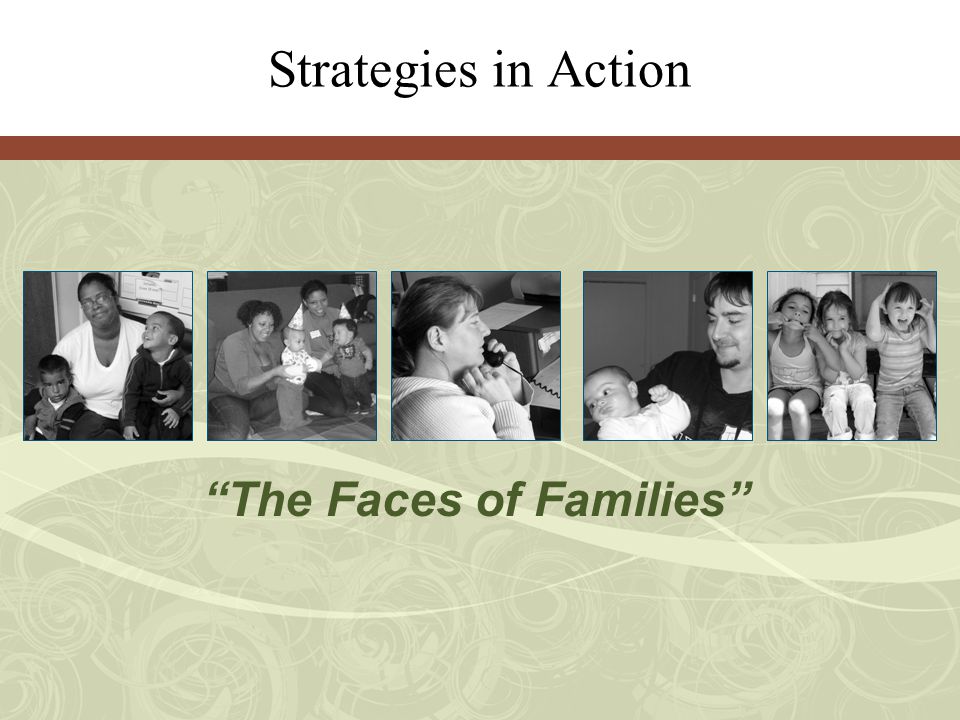 Strategies in Action The Faces of Families