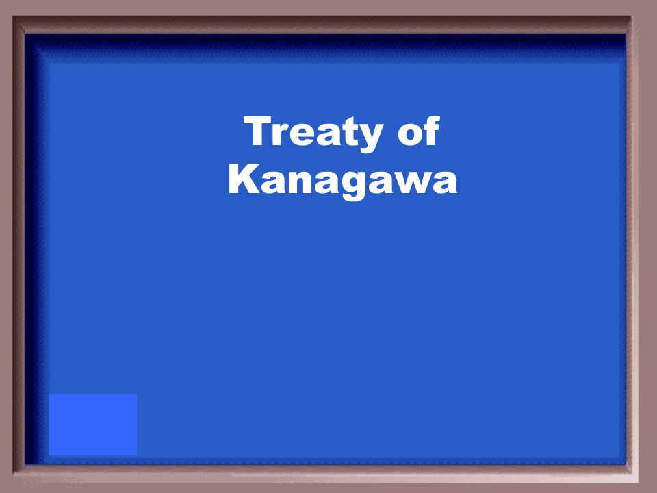What treaty was signed with Japan following Matthew Perry’s trip