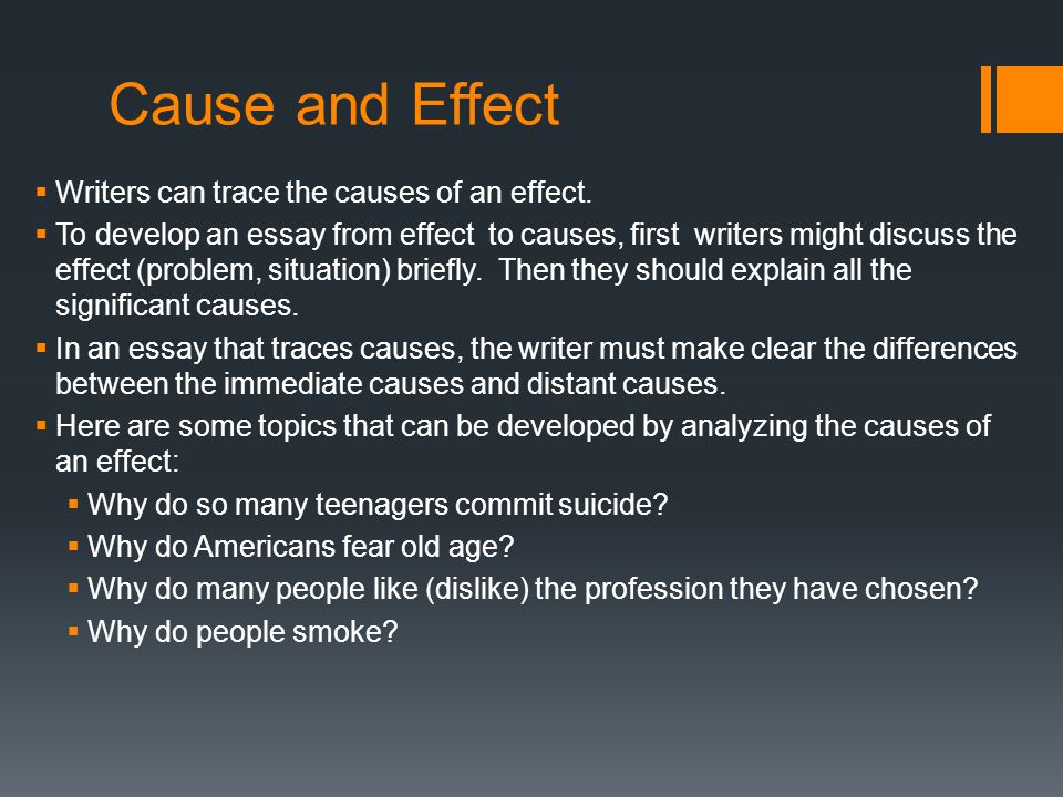 cause and effect of suicide