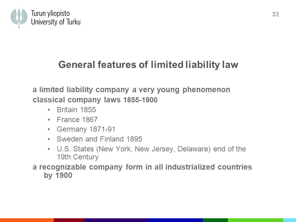 COMPARATIVE COMPANY LAW AND CORPORATE GOVERNANCE Lectures on Company Law  Prof. Jukka Mähönen October ppt download