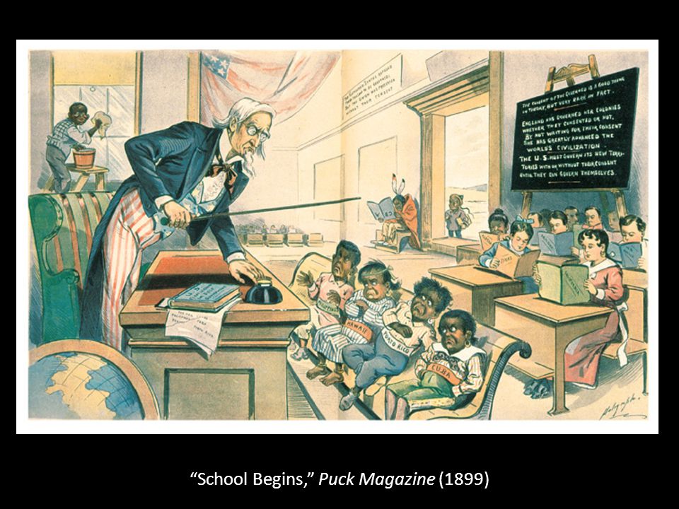 School Begins, Puck Magazine (1899)