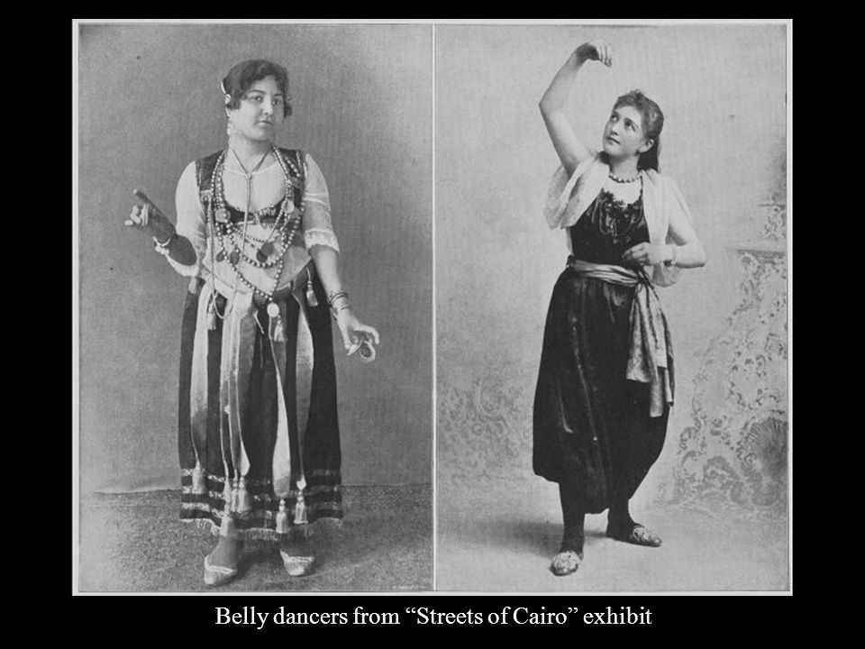 Belly dancers from Streets of Cairo exhibit