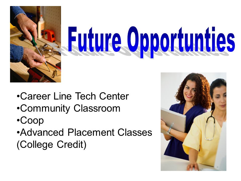 Career Line Tech Center Community Classroom Coop Advanced Placement Classes (College Credit)