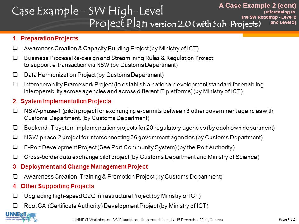 unnext capacity building workshop on single window planning and