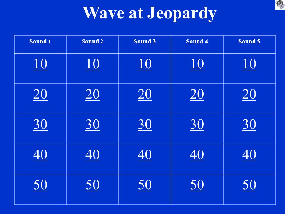 wave at jeopardy sound 1sound 2sound 3sound 4sound ppt download jeopardy sound