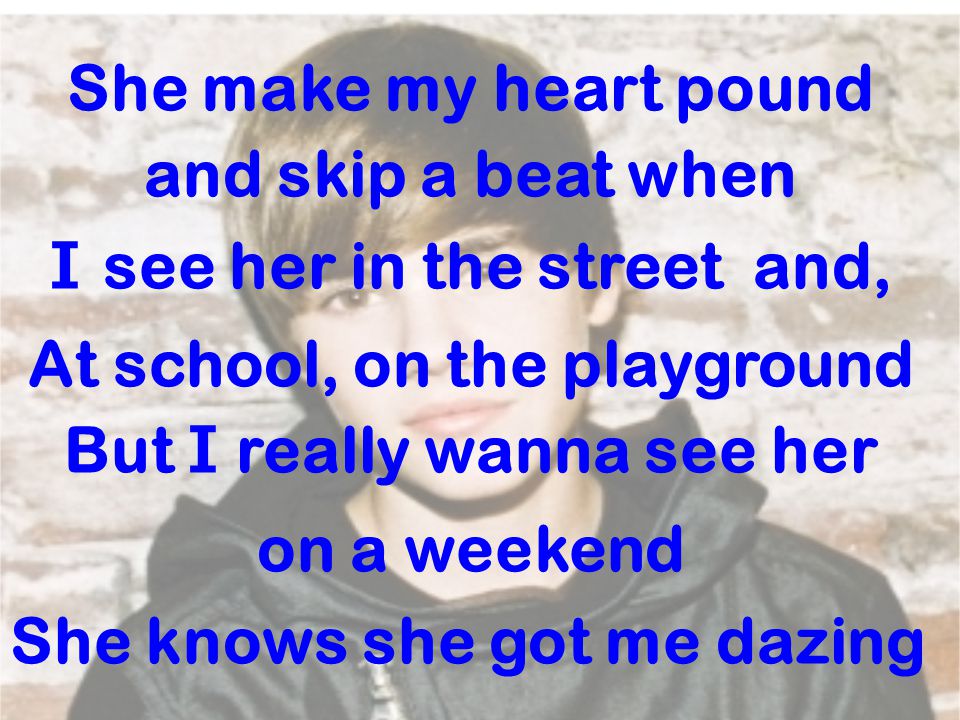 Baby Ohh Wooaah You Know You Love Me I Know You Care J Ust Shout Whenever And I Ll Be There Ppt Download