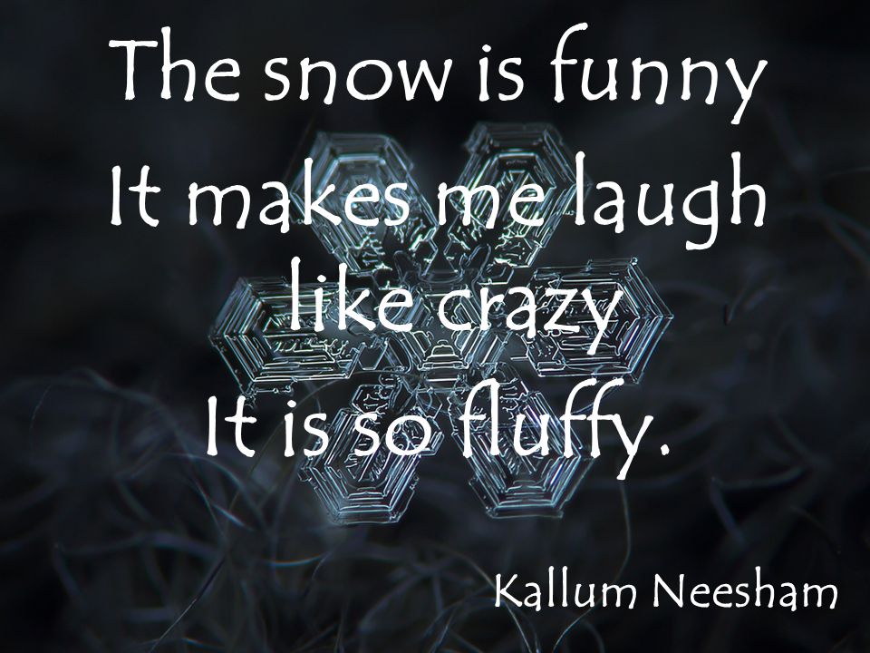 Snow Snow on the ground led to some imaginative Haikus from 5A. - ppt  download