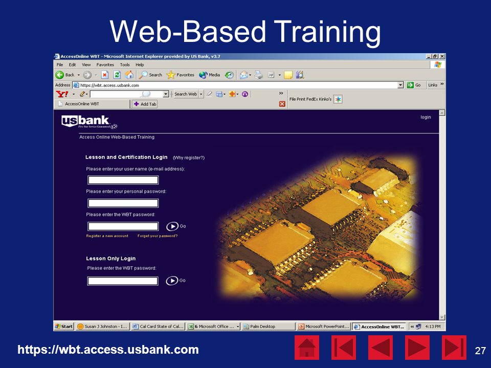 27 Web-Based Training
