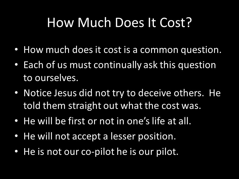 How Much Does It Cost. How much does it cost is a common question.