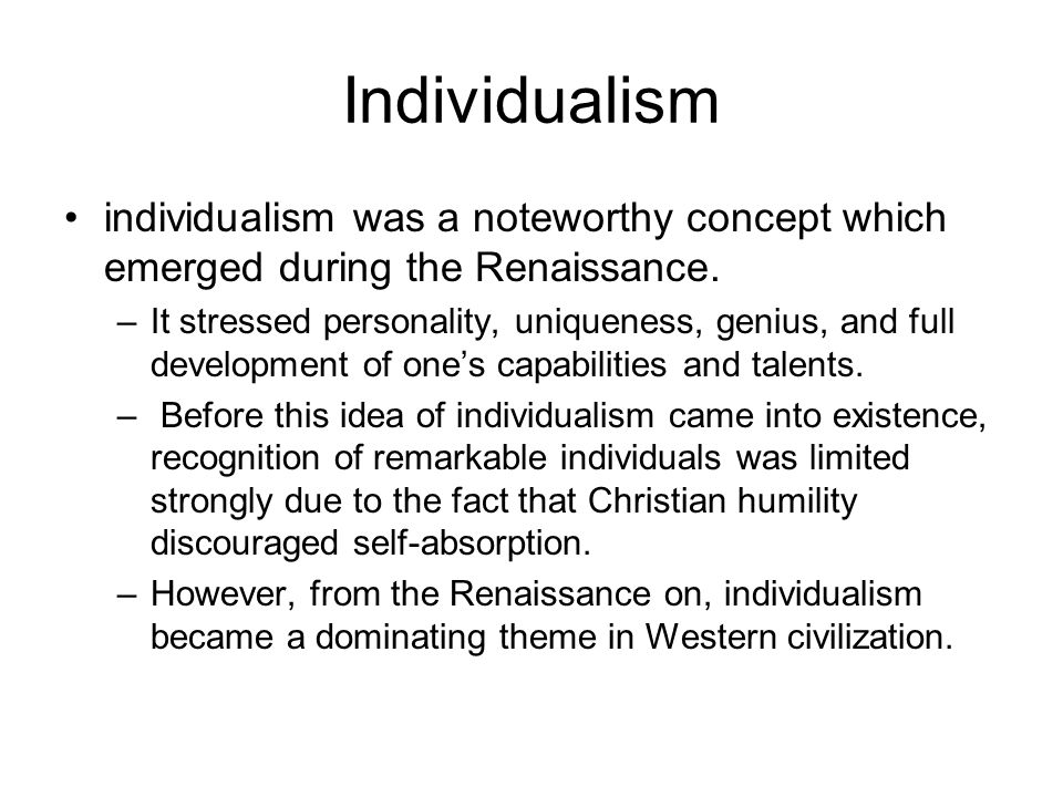 humanism secularism and individualism
