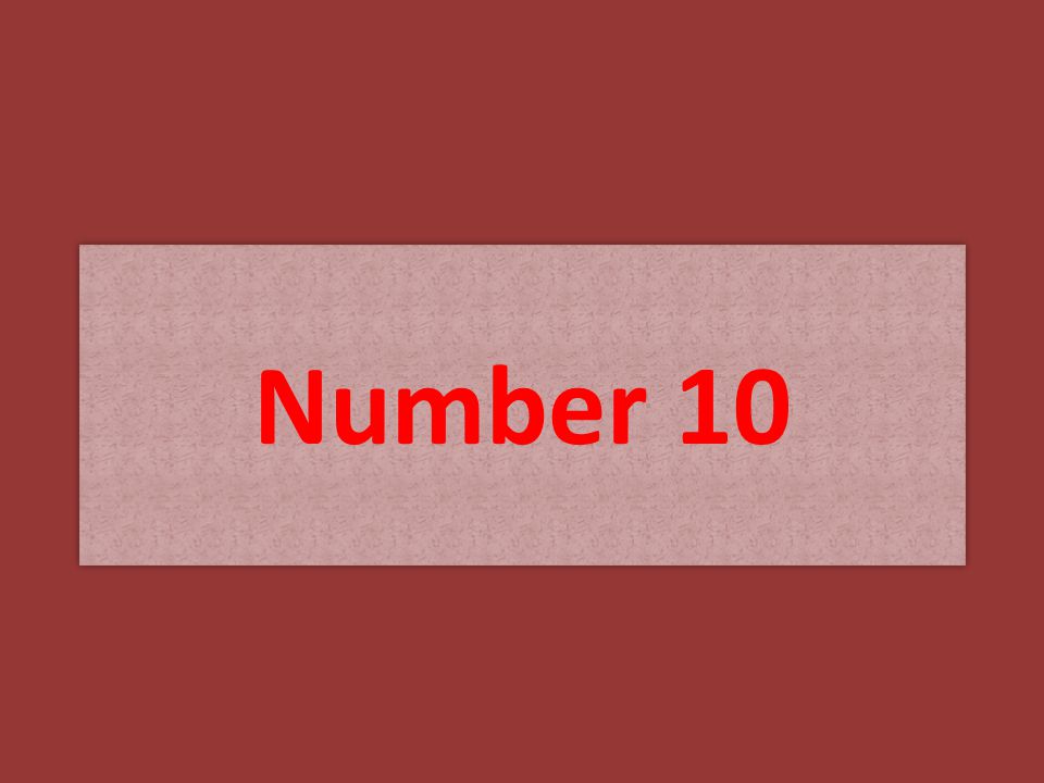Number 10