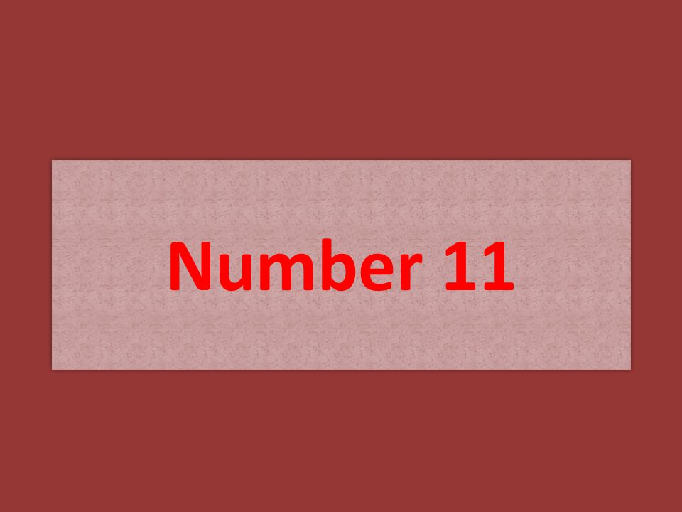 Number 11