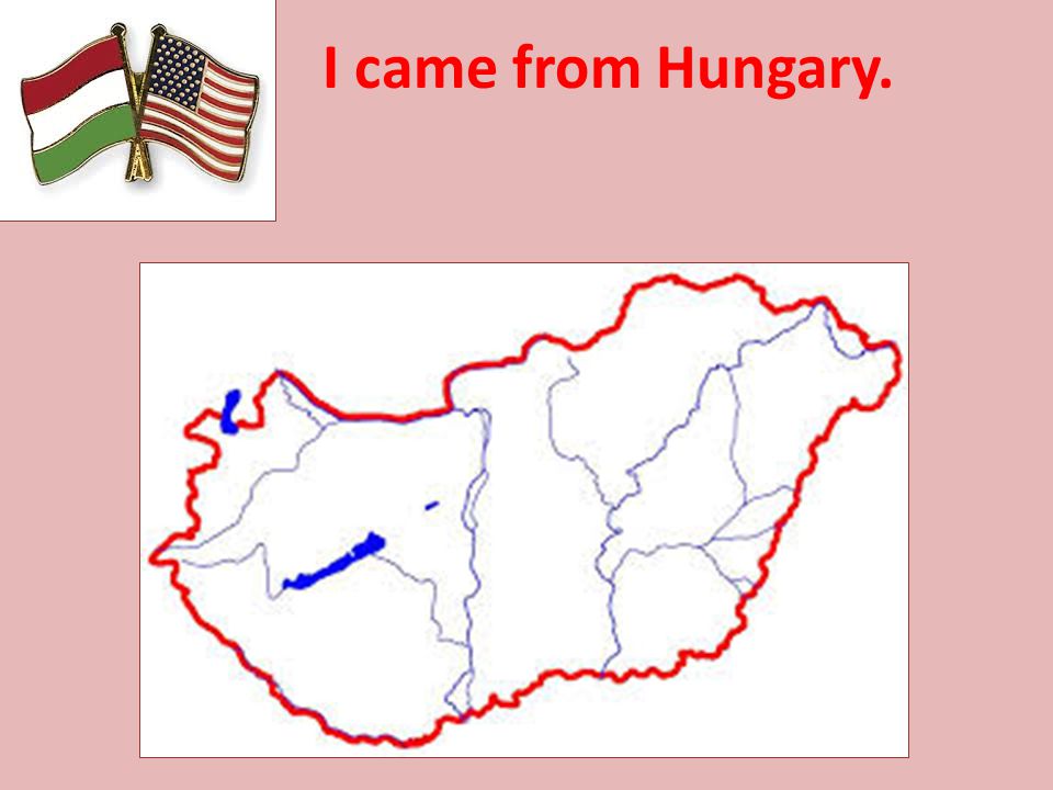 I came from Hungary.