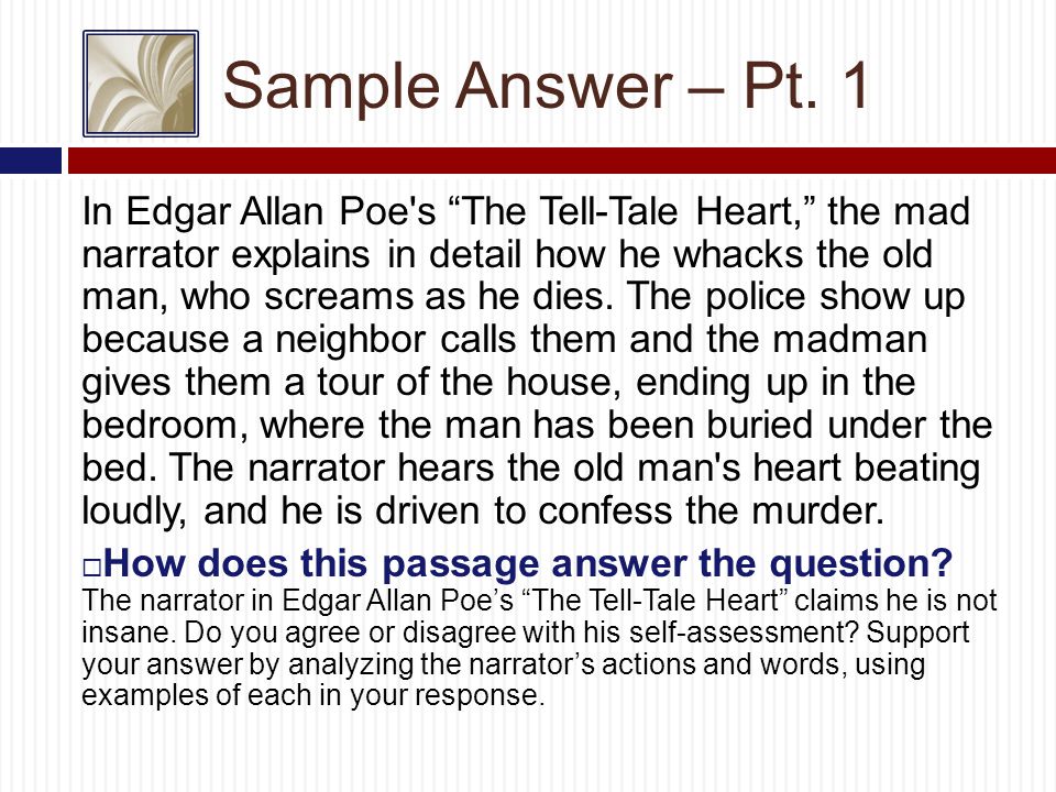 tell tale heart critical analysis essay