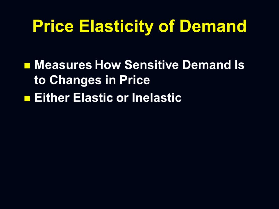 Pricing Questions n n What Is Integrated Pricing n n What Is Price Elasticity of Demand