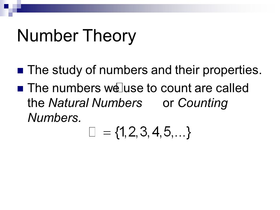 The study of numbers and their properties.
