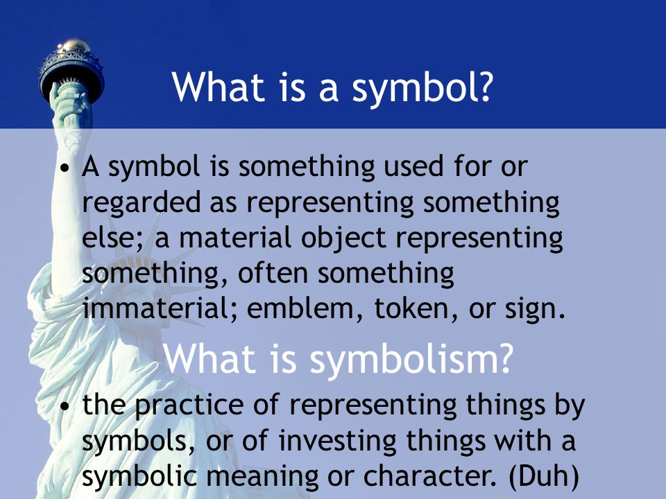 What is a symbol.