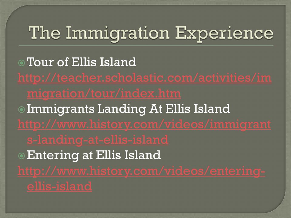  Tour of Ellis Island   migration/tour/index.htm  Immigrants Landing At Ellis Island   s-landing-at-ellis-island  Entering at Ellis Island   ellis-island