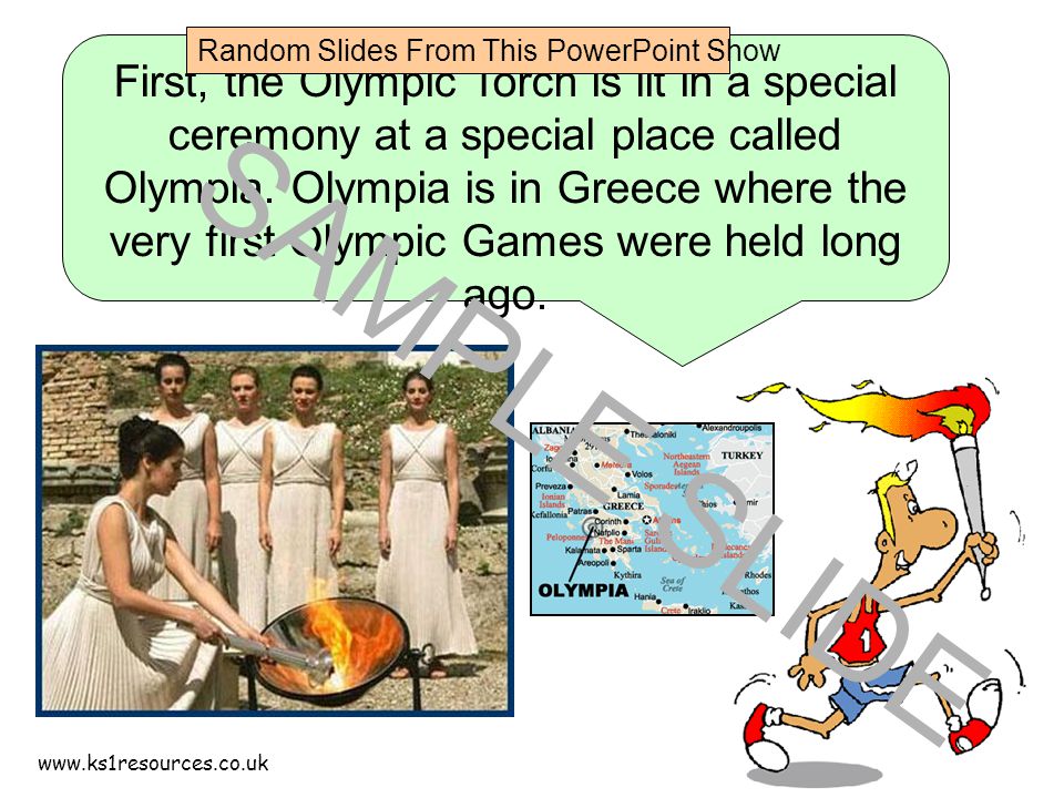 The Olympic Flame is a symbol of the Olympic Games.