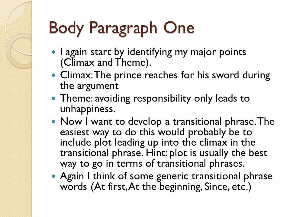 how to start a paragraph
