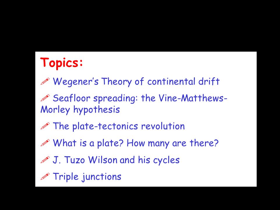 Vine Matthews Morley Hypothesis Wikipedia
