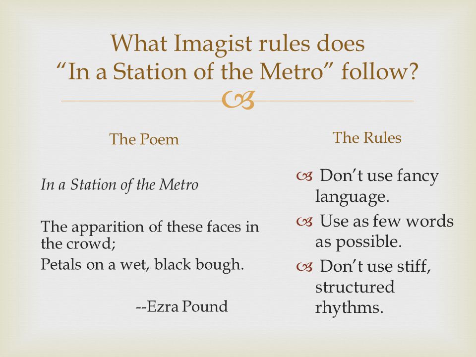 ezra pound in a station of the metro poem