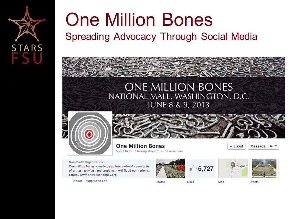 One Million Bones Spreading Advocacy Through Social Media