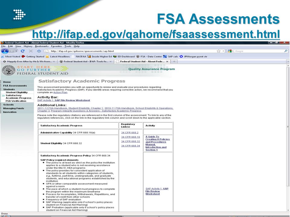 FSA Assessments   26