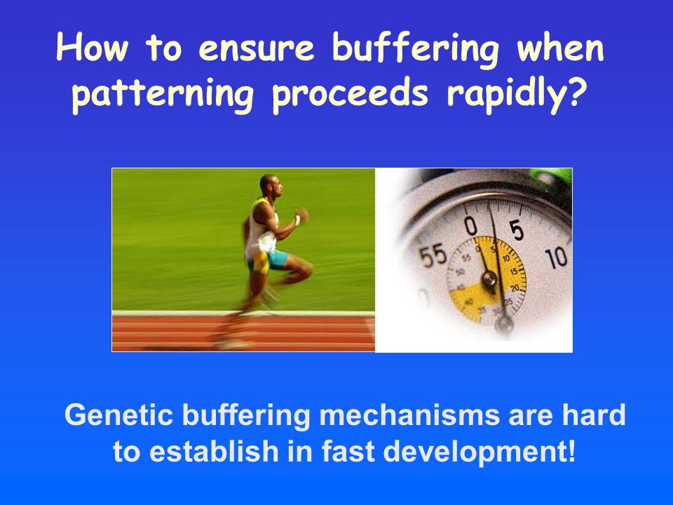 How to ensure buffering when patterning proceeds rapidly.
