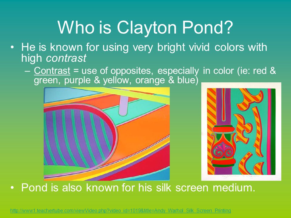 Who is Clayton Pond.